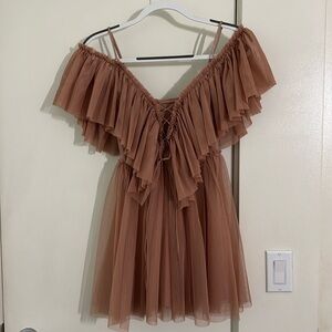 TULLE MINI DRESS